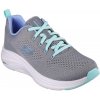 Dámské fitness boty ! ! Skechers Engineered Mesh Lace-Up W Air-Cool Runners Womens Grey/Turq