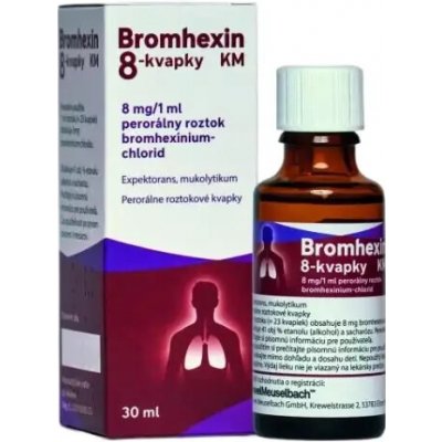 BROMHEXIN KM 8MG/ML POR GTT SOL 1X30ML – Hledejceny.cz