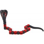 Jungle Expedition fidget kobra 36 cm Červený – Zboží Dáma