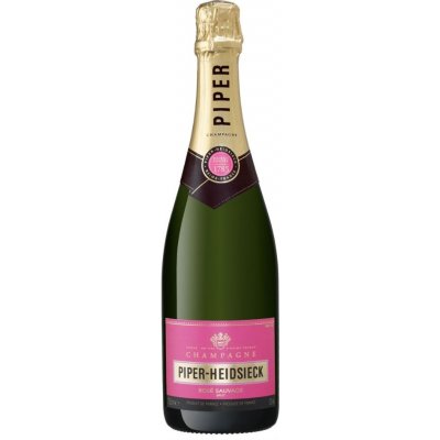 Piper Heidsieck Brut Rose Sauvage 2y 12% 0,75 l (holá láhev) – Zboží Dáma