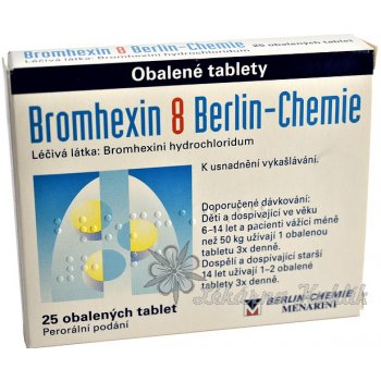 BROMHEXIN BERLIN-CHEMIE POR 8MG TBL OBD 25