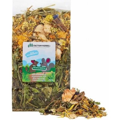 Factoryherbs Bylinky pro činčily a osmáky degu 150 g – Zboží Mobilmania