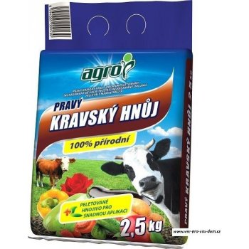 Agro pravý kravský hnůj 2,5 kg