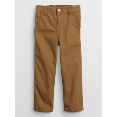 GAP Baby plátěné kalhoty carpenter hnědá – Hledejceny.cz