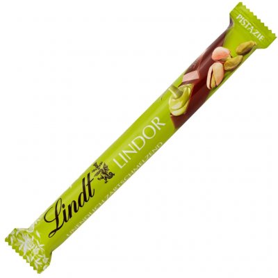Lindt Lindor čokoládová tyčinka pistáciová 38 g – Hledejceny.cz