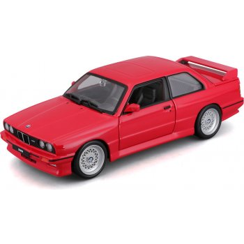 Bburago Plus BMW 3 Series M3 1988 Red 1:24