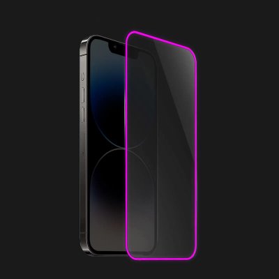 3x Picasee 3D Ochranné tvrzené sklo se svítícím rámečkem pro Xiaomi Redmi Note 12 Pro 5G - Růžová - P3249 – Zboží Živě