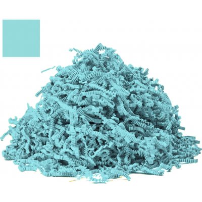 Středně modrá papírová výplň do krabic Fancypack Hmotnost: 10kg, Typ výplně: Stlačená verze – Hledejceny.cz