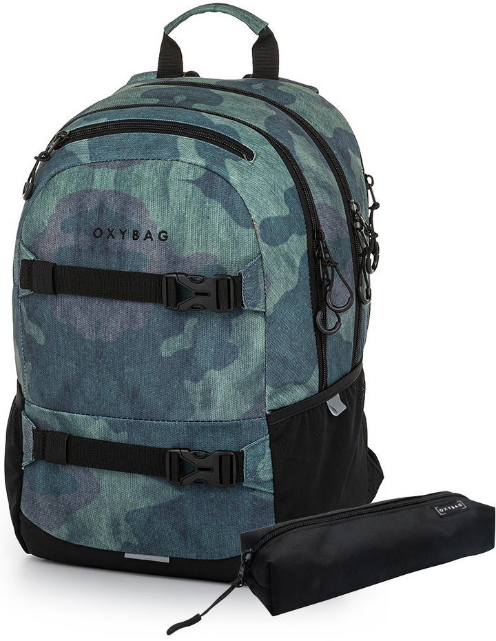 OXYBAG Studentský batoh OXY Sport Camo 152485