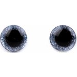 Glitrové bezpečnostní oči Ø10mm (Pár) Barva: Modrá jemná – Zboží Dáma