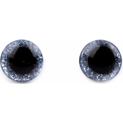 Glitrové bezpečnostní oči Ø10mm (Pár) Barva: Modrá jemná – Zboží Dáma