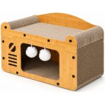 Aga Domeček a pelíšek se škrábadlem 56 x 29,5 x 27 cm – Sleviste.cz