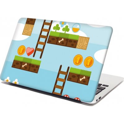 Sablio Samolepka na notebook Videohra 2 - 38x26 cm – Zboží Živě