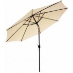 Slunečník 2,9 m sklopný - béžový Garthen D54747 – Zboží Dáma