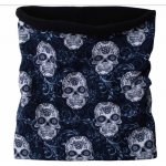 ESITO Zimní nákrčník Lebka tattoo modrá – Zboží Dáma