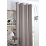 Dekorační IZOLAČNÍ závěs "BLACKOUT" zatemňovací s kroužky COPEN POLAIRE béžová 140x260 cm (cena za 1 kus) France – Zbozi.Blesk.cz