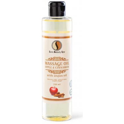 Sara Beauty Spa přírodní rostlinný masážní olej Jablko-Skořice 250 ml – Zboží Mobilmania