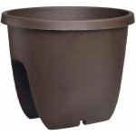 Plastkon Balkónový květináč Balconia OVI na zábradlí 30 cm hnědý – Hledejceny.cz