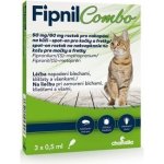 Fipnil Combo Spot-on Cat 50 / 60mg 3 x 0,5 ml – Hledejceny.cz