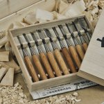 Sada japonských ručně-vyráběných řezbářských dlát MUJIRUSHI - 10 kusů – Zboží Mobilmania