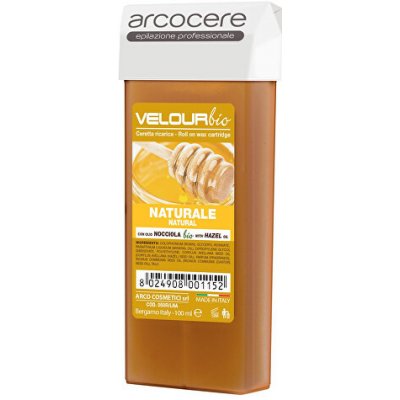 Arcocere Epilační vosk Professional Wax Natural Honey Bio (Roll-On Cartidge) 100 ml – Sleviste.cz