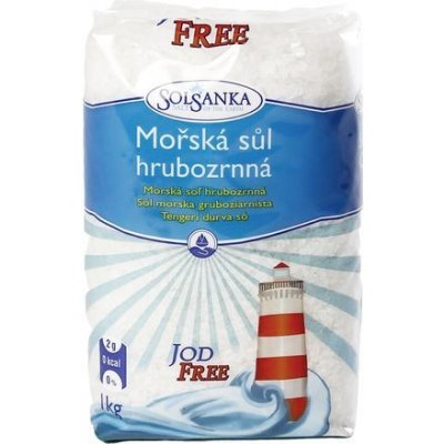 Solsanka Mořská sůl bez jódu 1 kg – Zboží Mobilmania
