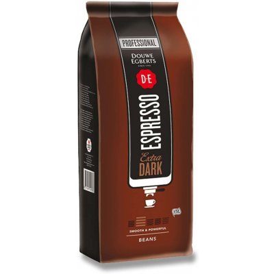 Douwe Egberts Professional Espresso Extra dark roast zrnková 1 kg – Hledejceny.cz