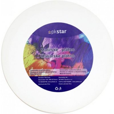 PKstar Malířské plátno na rámu kulaté 20 cm – Zboží Dáma