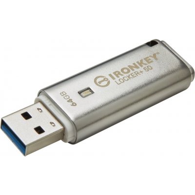 Kingston IronKey Locker+ 50 64GB IKLP50/64GB – Zboží Mobilmania