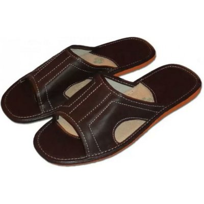 Vlnka kožené pantofle ortopedické bez špice – Sleviste.cz