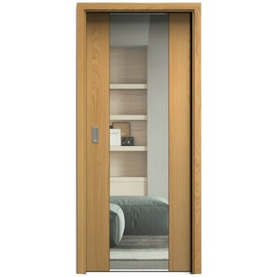 Sapeli Harmonie Komfort M40 posuvné dub natur 60 x 197 cm Čiré sklo – Hledejceny.cz