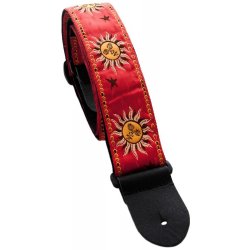 Perri's Leathers 7010 Jacquard Red Suns