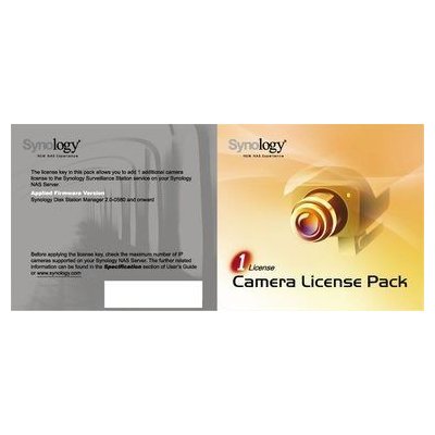 Synology DEVICE LICENSE (X 1) - kamerová licence, DEVICE LICENSE (X 1) – Hledejceny.cz