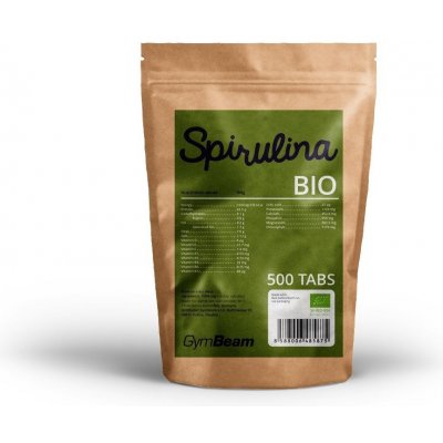GymBeam Bio Spirulina 500 mg 500 tablet – Hledejceny.cz
