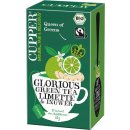Cupper Zelený čaj BIO zázvor limetka 20 x 1,75 g