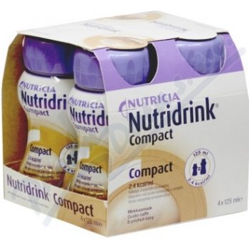 NUTRIDRINK COMPACT S PŘÍCHUTÍ KÁVY POR SOL 4X125ML