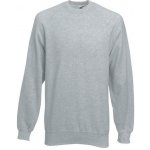 Fruit of the Loom mikina light weight Raglan Sweat melír šedá – Hledejceny.cz