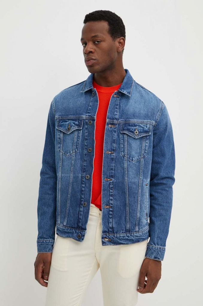 Pepe Jeans Regular Jacket PM402715HW3 modrá