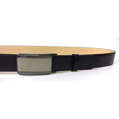 Penny belts Luxusní pánský společenský kožený opasek automat 60035-020-A11 černý – Zboží Mobilmania