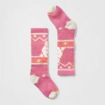 Smartwool dětské podkolenky Wintersport Polar Bear Pattern Garden Pink – Zboží Dáma
