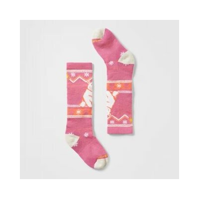 Smartwool dětské podkolenky Wintersport Polar Bear Pattern Garden Pink – Zboží Dáma