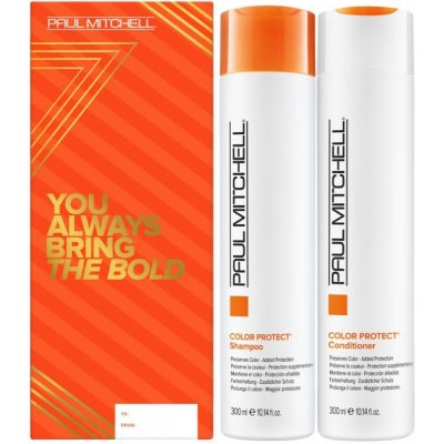 Paul Mitchell Color Protect Duo šampon pro barvené vlasy 300 ml + kondicionér pro barvené vlasy 300 ml dárková sada – Zbozi.Blesk.cz