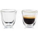 DeLonghi skleničky na espresso 2ks DÉLONGHI ESPRESSO SKLENIČKY Sklenice 90 ml – Hledejceny.cz