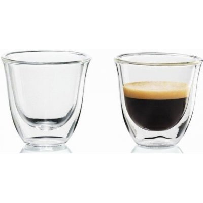 DeLonghi skleničky na espresso 2ks DÉLONGHI ESPRESSO SKLENIČKY Sklenice 90 ml – Zbozi.Blesk.cz