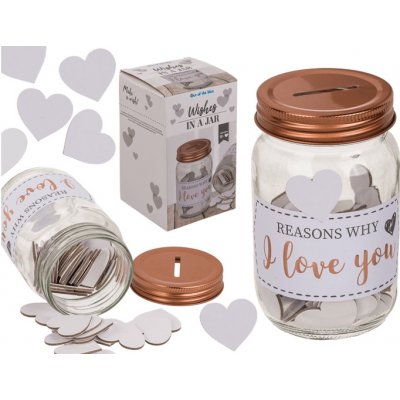 Lampionky.cz Dóza Důvody, proč Tě miluji – Zboží Dáma