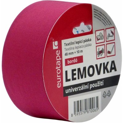 Europack Lemovka lemovací páska na koberce 5 cm x 10 m červená bordo – Zbozi.Blesk.cz