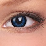 MaxVue ColorVue Big Eyes Cool Blue barevné tříměsíční dioptrické 2 čočky – Sleviste.cz