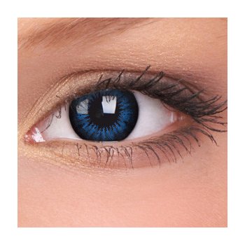 MaxVue ColorVue Big Eyes Cool Blue barevné tříměsíční dioptrické 2 čočky