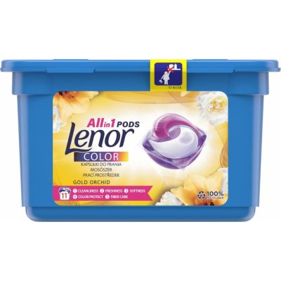 Lenor Allin1 Pods Color Gold Orchid kapsle 11 PD – Zbozi.Blesk.cz