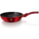 BerlingerHaus Burgundy Metallic Line Wok s mramorovým povrchem 28 cm